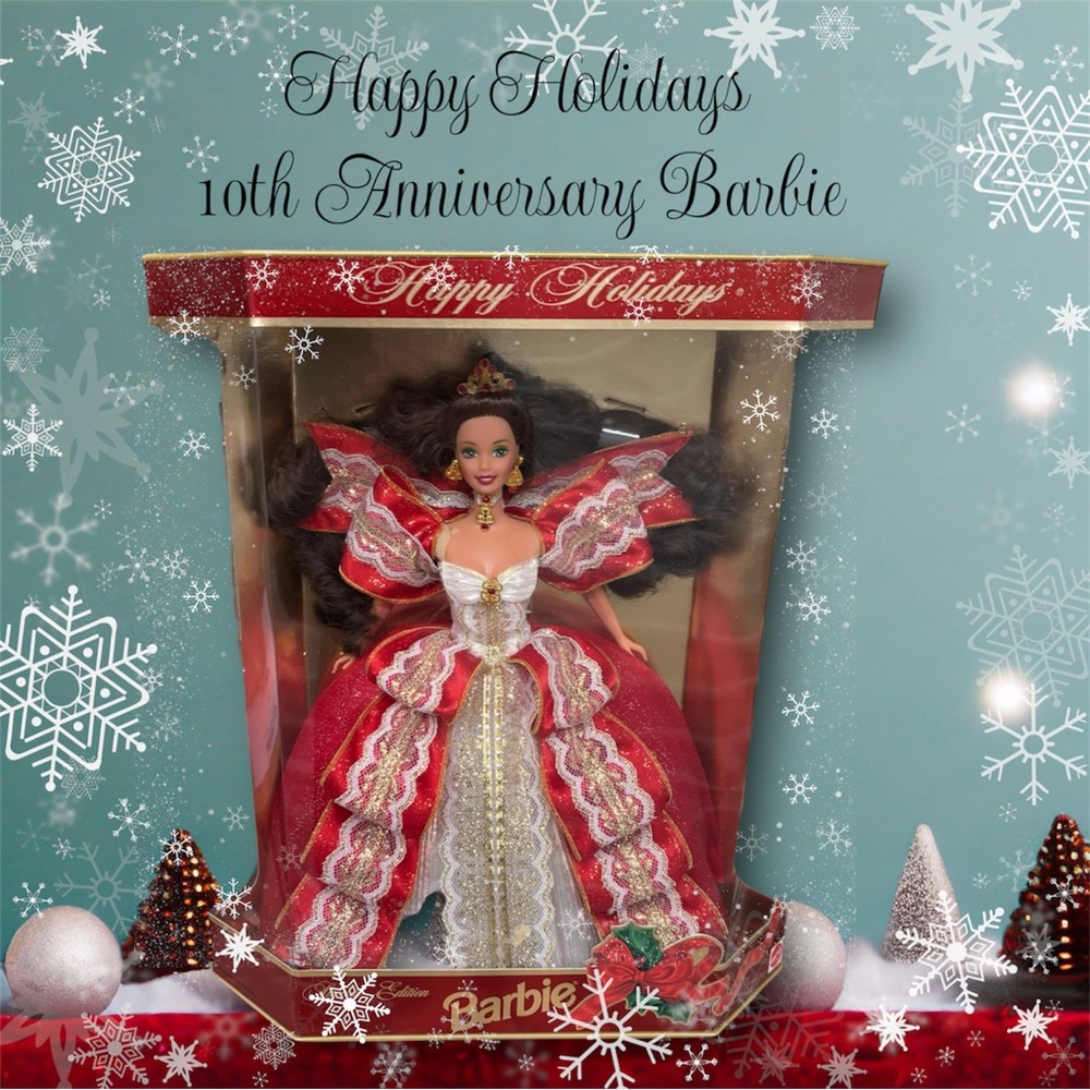 10th Anniversary Happy Holiday Barbie